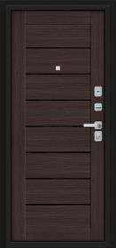 Входная Дверь Bravo Прайм/BChrome Almon/Wenge Melinga 860x2050, 960x2050мм / Браво.