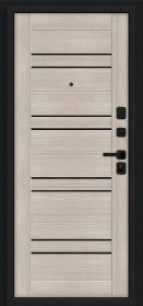 Входная Дверь Bravo Энви Букле Черное/Cappuccino Melinga 860x2050мм Левое Открывание / Браво.