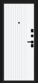 Входная Дверь Bravo Граффити-32/SBlack Black Shell/White Pro 860x2050мм Правое Открывание / Браво.