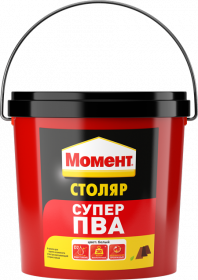 Клей Момент Столяр Столяр ПВА D2 3кг для Склеивания Всех Пород Дерева.