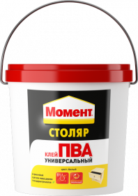 Клей Момент Столяр ПВА Универсальный 3кг Термостойкий для Всех Пород Дерева.