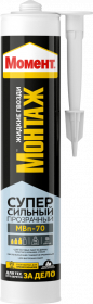 Клей Момент Монтаж Суперсильный МВп-70 0.28кг Прозрачный для Различных Ремонтных Работ