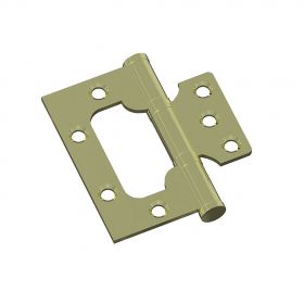 Петля Стальная Bravo 2ВВ 75*63*2,5 PB Золото для Складных Дверей / Браво.