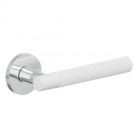 Ручка Дверная Bravo AR-503 Chrome/SWhite Для Межкомнатных Дверей / Браво.