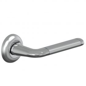 Ручка Дверная Bravo А-483 SC/C МатХром/Хром Для Межкомнатных Дверей / Браво.