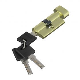 Цилиндр Симметричный Bravo AРF-60-30/30 SG МатЗолото для Межкомнатных Дверей / Браво.