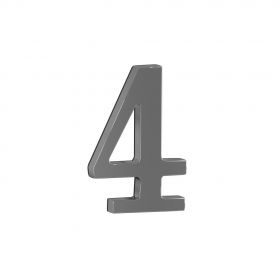 Цифра Bravo CR Хром 4 для Дверей / Браво.