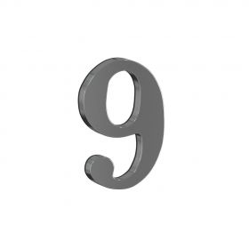 Цифра Bravo CR Хром 9 для Дверей / Браво.