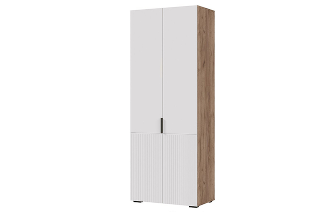 Соната ШК 02 Шкаф 2-х створчатый (Моно керамика/Дуб Крафт табачный)