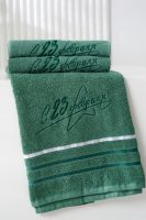 14418/13 "23 февраля"полотенце махровое плотность 350гр [зеленый]