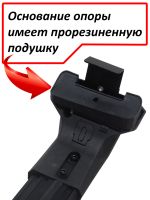 Багажник на крышу Chery Arrizo 8, Lux City (без выступов), с замком, черные крыловидные дуги