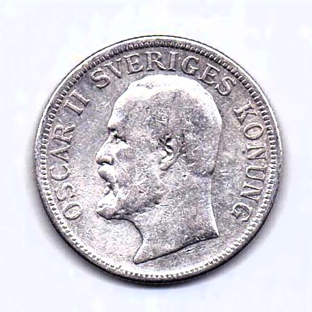 2 кроны 1906 Швеция XF