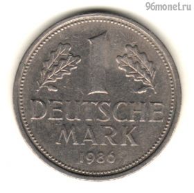 ФРГ 1 марка 1986 D