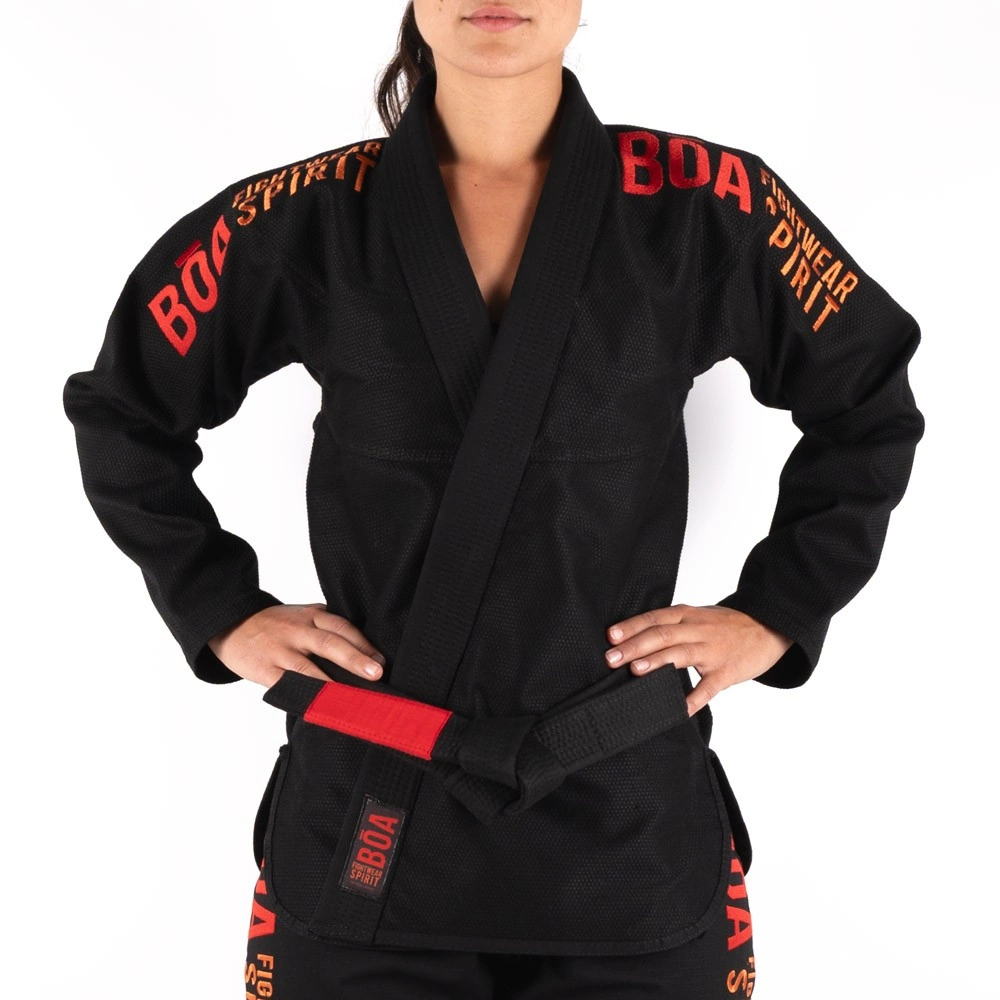 Женское кимоно Boa "Tudo Bem" Black-Red