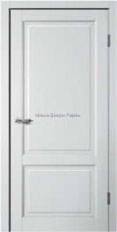 Межкомнатная дверь CLASSIC C2 серебристая, эмалит, глухая