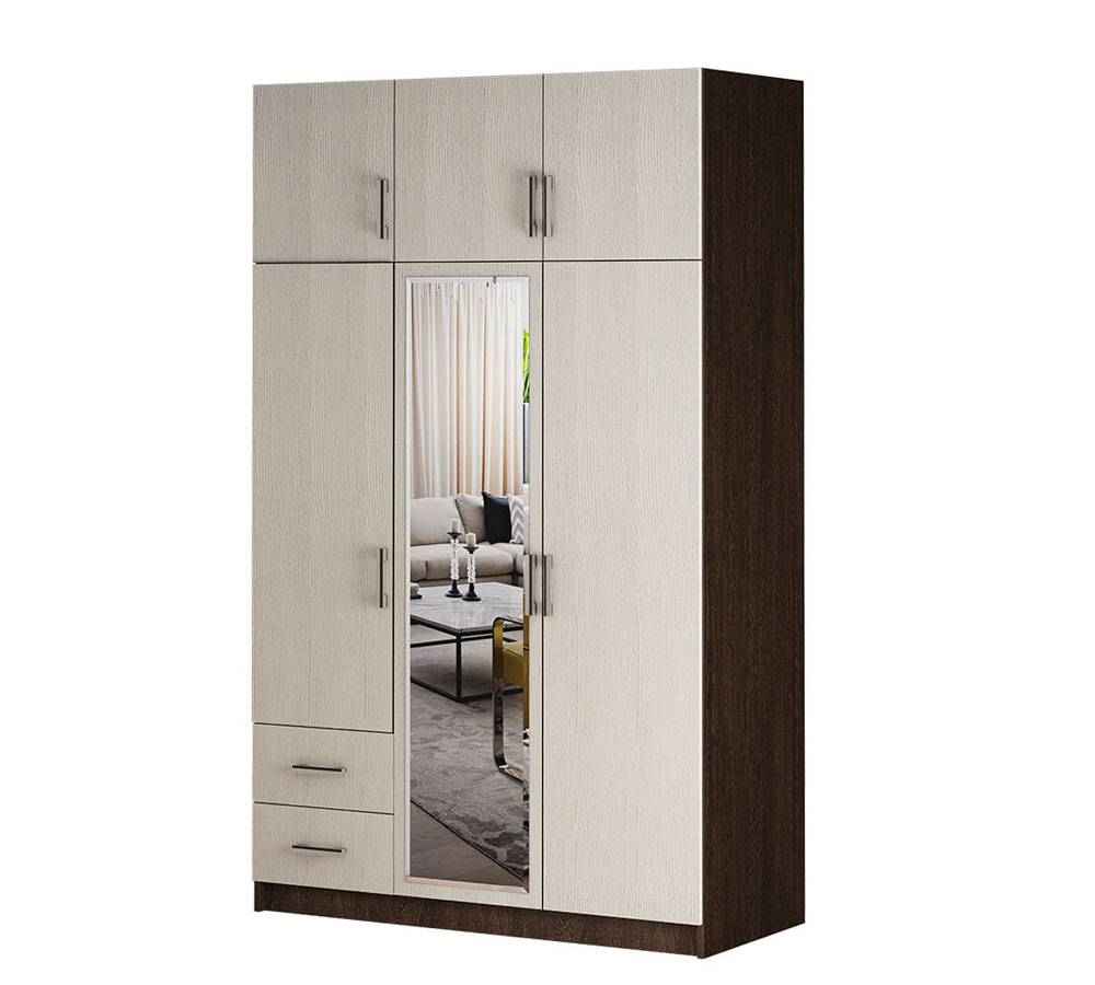 Фиеста Шкаф 3-х створчатый с ящиками