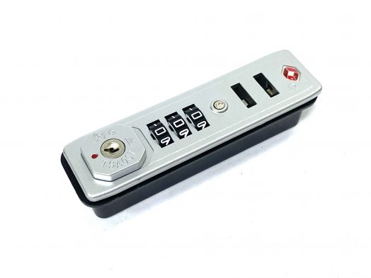 Замок кодовый для чемоданов TSA007 серый