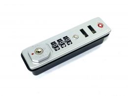 Замок кодовый для чемоданов TSA007 серый