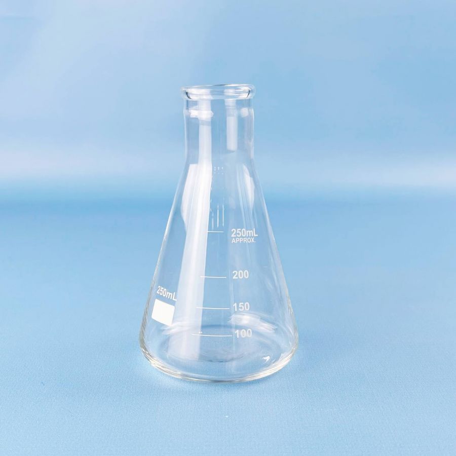 Колба коническая (Эрленмейера) Labdevices КН-2-250-34, 250 мл, горло 34 мм, стекло Boro 3.3, без шлифа