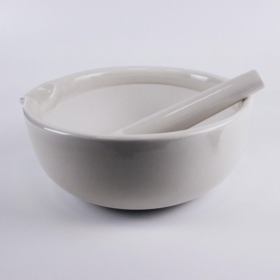 Ступка с пестиком Labdevices, диаметр 254 мм, фарфор