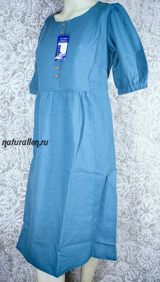 Льняное платье Романтика