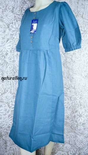 Льняное платье Романтика