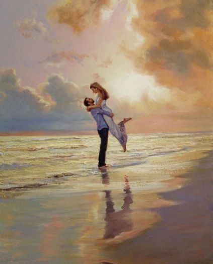 картина "Двое.Романтическое свидание"