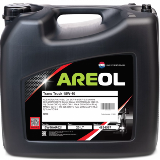 AREOL Trans Truck 15W-40, 20л