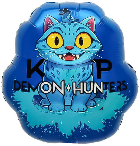 Персонаж 4 кейпоп шар фигурный фольгированный с гелием