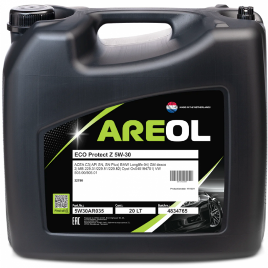 AREOL ECO Protect Z 5W-30, 20л