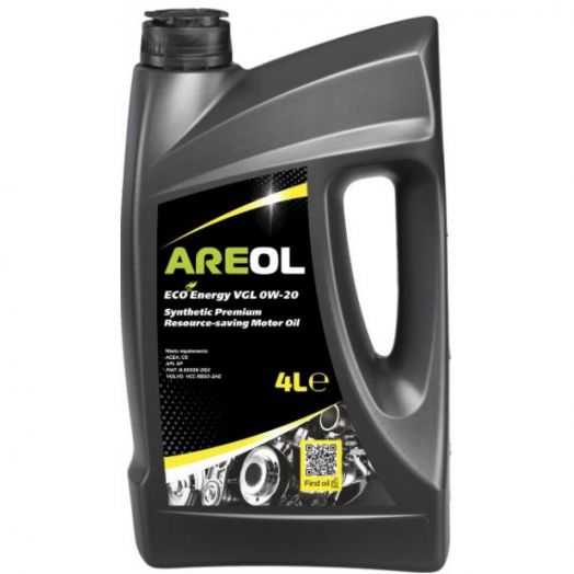 AREOL ECO Energy VGL 0W-20, 4л