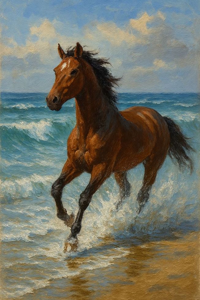 картина "Байкальский скакун"