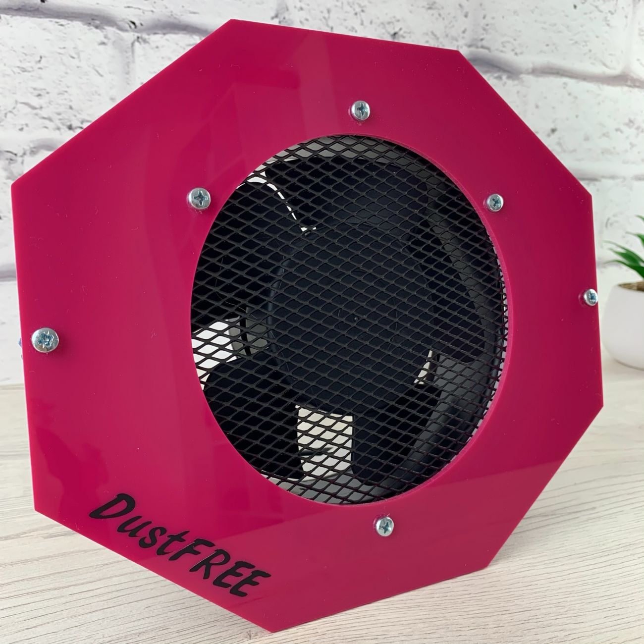 Dust Free пылесос для маникюра встраиваемый сетка 64 вт, Розовый