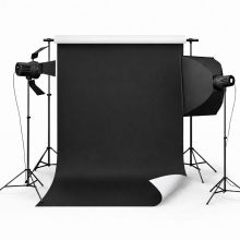 Фотофон Двусторонний черно-белый винил ширина 3.2м