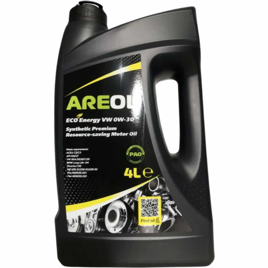 AREOL ECO Energy VW 0W-30, 4л