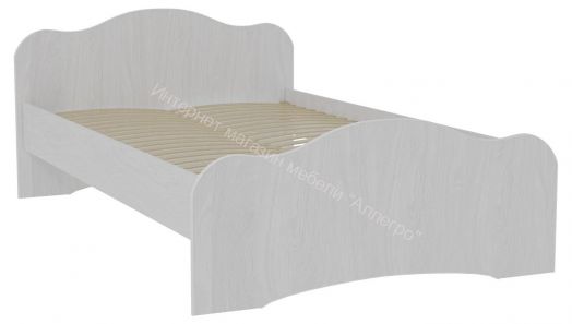 Кровать-5 двойная (1200/1400*2000) Ясень анкор светлый