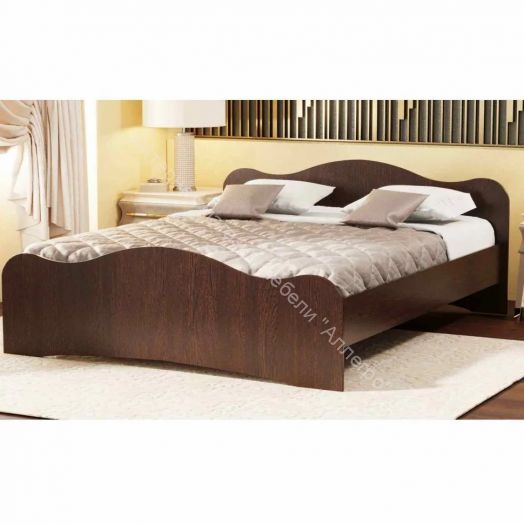 Кровать-5 двойная (1200/1400*2000) Венге
