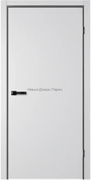 Межкомнатная дверь Matrix 50 серебристая с алюминиевой кромкой