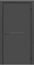 Межкомнатная дверь Matrix 50 Dark Grey с алюминиевой кромкой