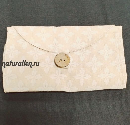 Сумка-шоппер складная "Бежевый" (лён)