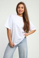 Футболка оверсайз 26012 [белый]