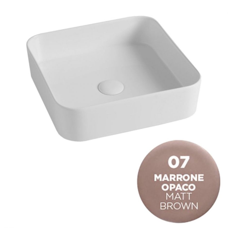 Раковина накладная Olympia Smash SMA42QU40 40x40x11,5 см ФОТО