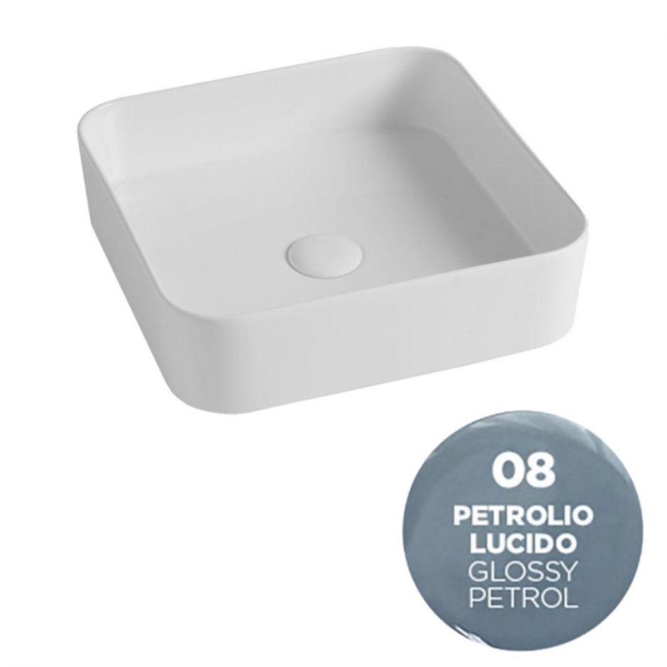 Раковина накладная Olympia Smash SMA42QU40 40x40x11,5 см ФОТО