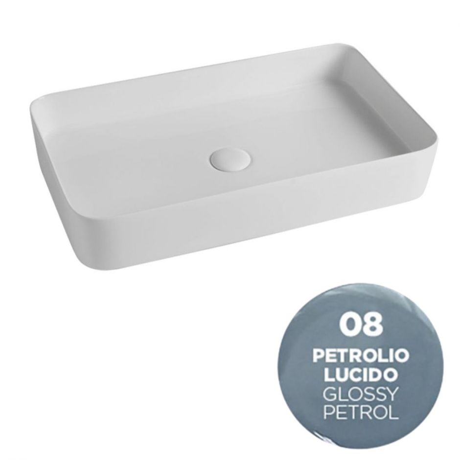 Раковина накладная Olympia Smash SMA42RE650 65x40x11 см ФОТО