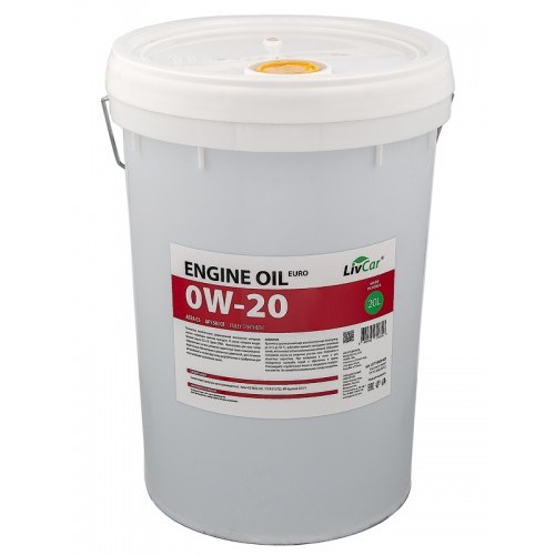Livcar Euro Engine Oil 0W-20, 20л