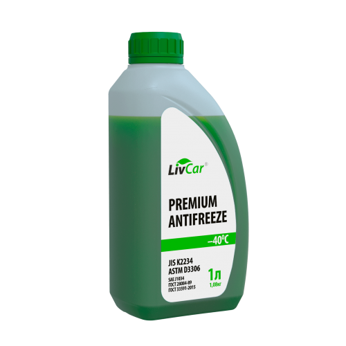 Livcar Premium JIS -40 Зелёный, 1л