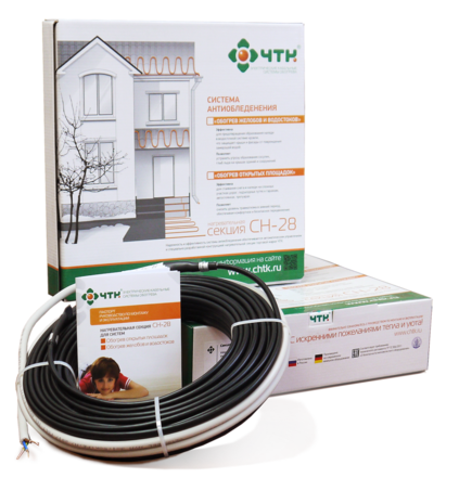 Нагревательные секции марки СН-28 ЧТК (Обогрев открытых площадок)