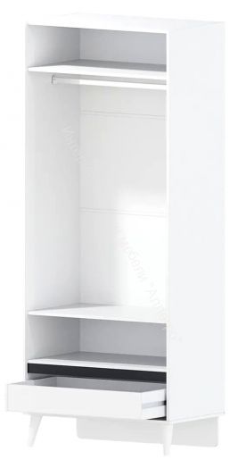 Шкаф 2-х дверный Омега 10 с ящиком