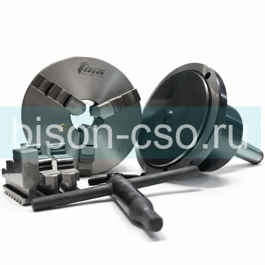 Патрон токарный ТМХ 80 мм 3-х кул., вращающийся с хвостовиком КМ2