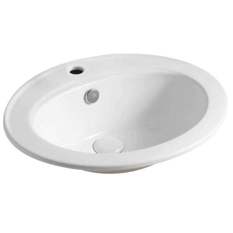 Раковина Azario 560х490х200 встраиваемая сверху, белая AZ-T808